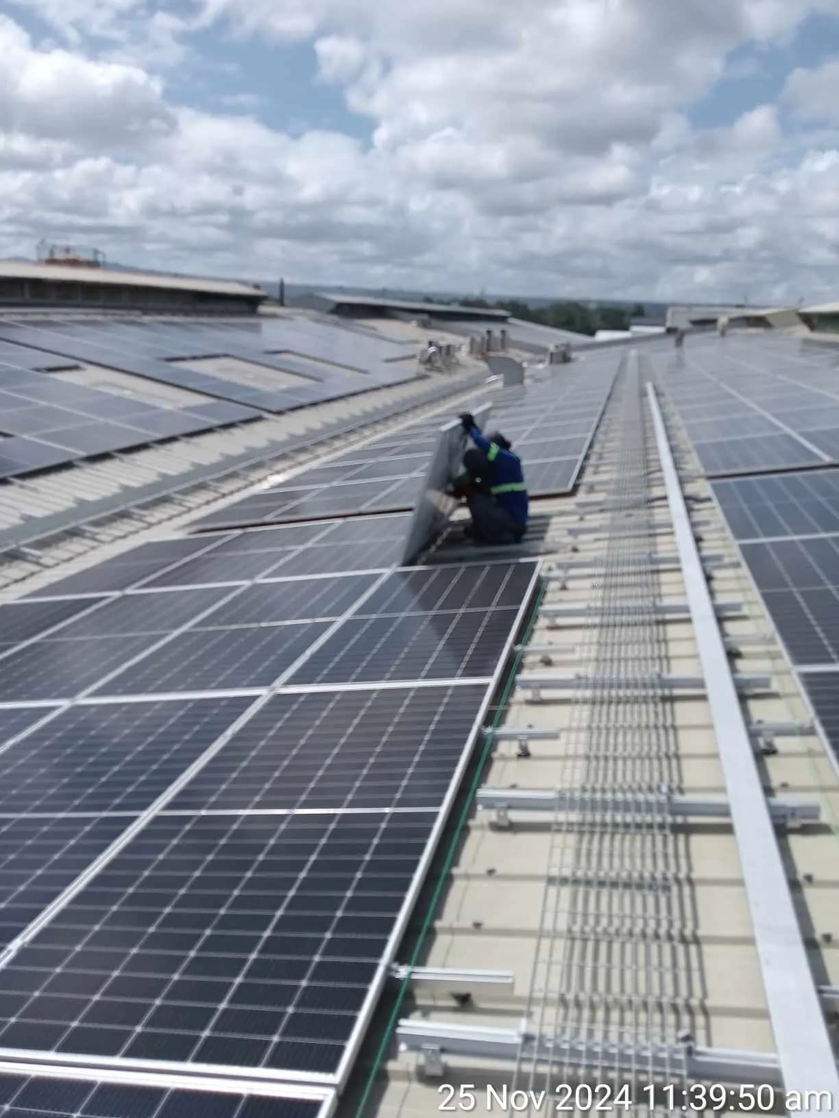 614.35 kWp Rooftop Solar – Manufacturing, Cabuyao — site photo
