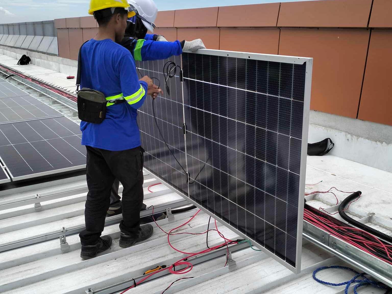 1.4 MWp Rooftop Solar – Resort, Cebu City, Cebu — site photo